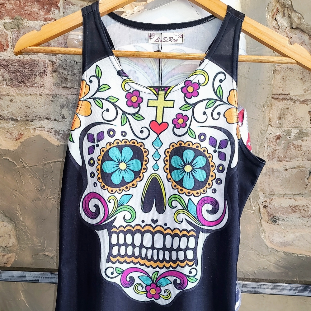 Sleeveless Funky Top